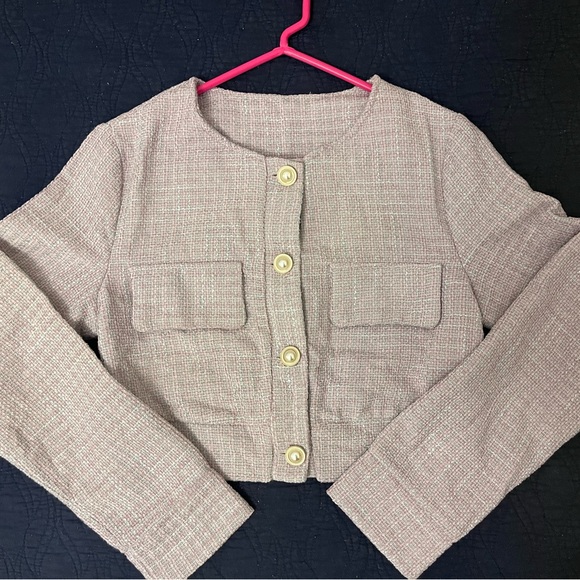 Chic Two-Piece Tweed Set - Picture 2 of 7